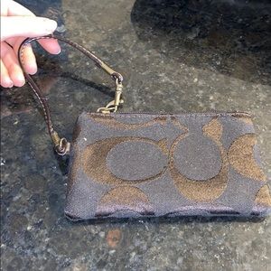 Coach wristlet